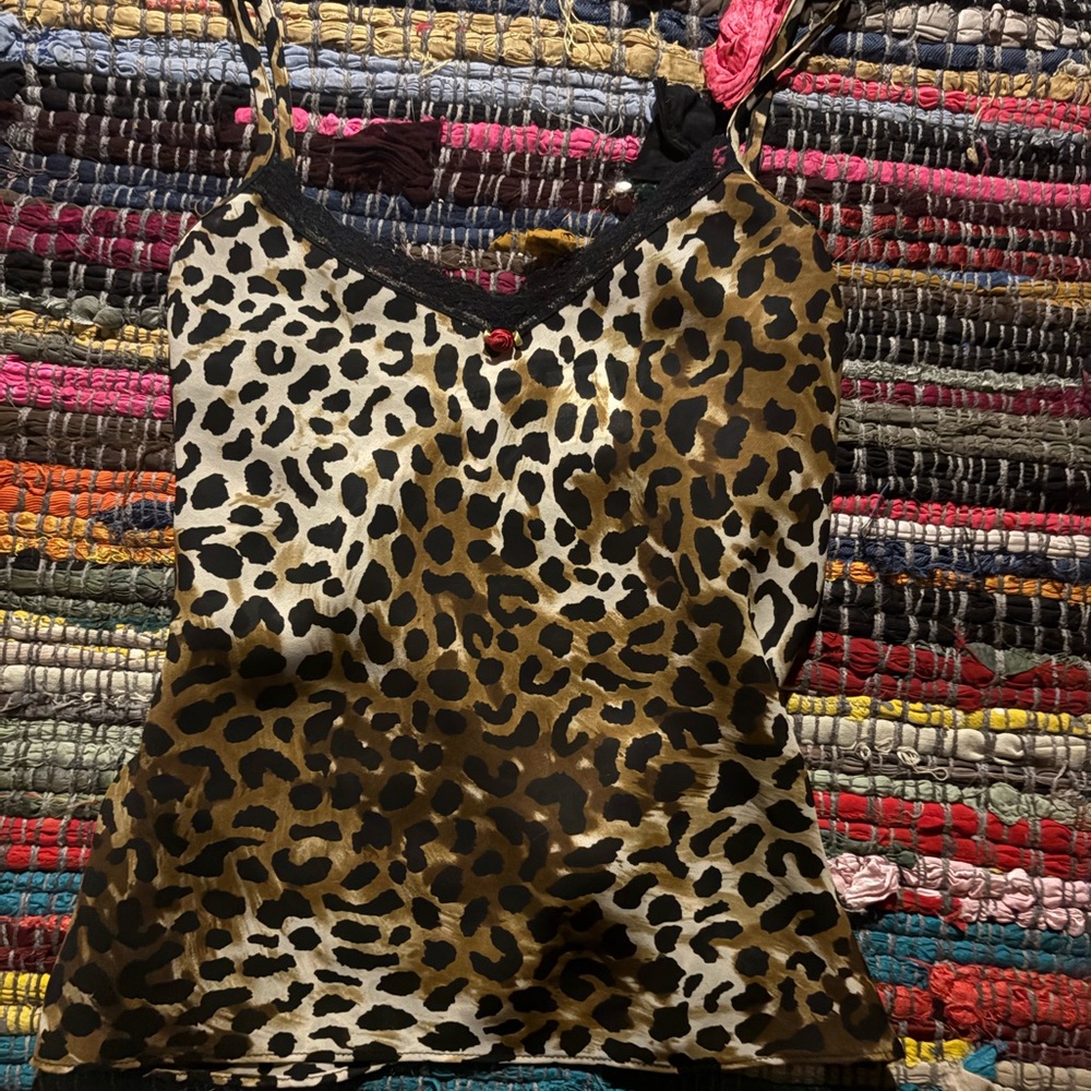Secret Treasures Brown and Black Camisole